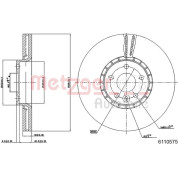 Metzger | Bremsscheibe | 6110575