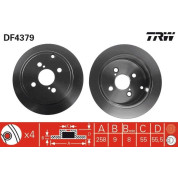 TRW | Bremsscheibe | DF4379