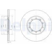 Delphi | Bremsscheibe | BG4075