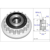 INA | Generatorfreilauf | 535 0118 10