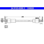 ATE | Bremsschlauch | 24.5123-0295.3