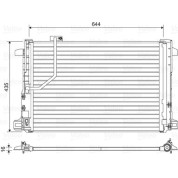 Valeo | Kondensator, Klimaanlage | 814044