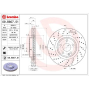 Brembo | Bremsscheibe | 09.B807.51