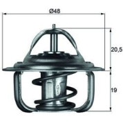 Mahle | Thermostat, Kühlmittel | TX 1 92D