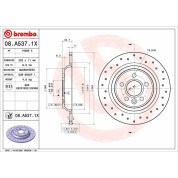 Brembo | Bremsscheibe | 08.A537.1X