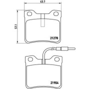 Brembo | Bremsbelagsatz, Scheibenbremse | P 50 030