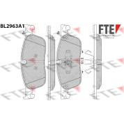 FTE | Bremsbelagsatz, Scheibenbremse | 9011206