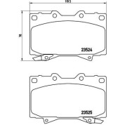 Brembo | Bremsbelagsatz, Scheibenbremse | P 83 048