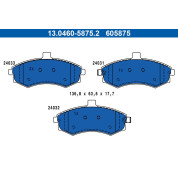 ATE | Bremsbelagsatz, Scheibenbremse | 13.0460-5875.2