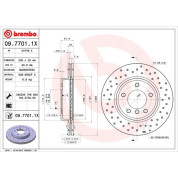 Brembo | Bremsscheibe | 09.7701.1X