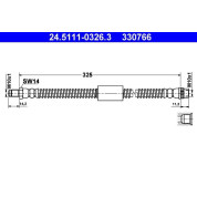 ATE | Bremsschlauch | 24.5111-0326.3