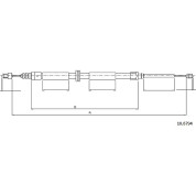 Metzger | Seilzug, Feststellbremse | 10.6794