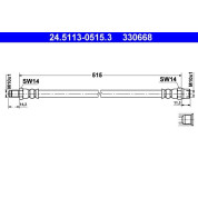 ATE | Bremsschlauch | 24.5113-0515.3