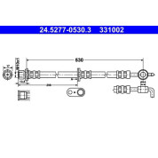 ATE | Bremsschlauch | 24.5277-0530.3