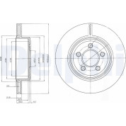 Delphi | Bremsscheibe | BG4073