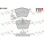 FTE | Bremsbelagsatz, Scheibenbremse | 9010336