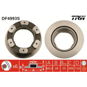 TRW | Bremsscheibe | DF4993S