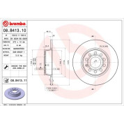 Brembo | Bremsscheibe | 08.B413.11