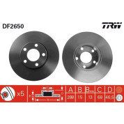 TRW | Bremsscheibe | DF2650