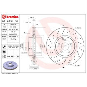 Brembo | Bremsscheibe | 09.A621.31