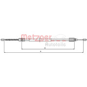 Metzger | Seilzug, Feststellbremse | 10.6543