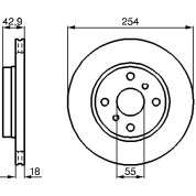 BOSCH | Bremsscheibe | 0 986 478 585