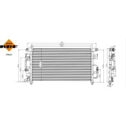 NRF | Kondensator, Klimaanlage | 35423