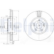 Delphi | Bremsscheibe | BG3823