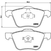 Brembo | Bremsbelagsatz, Scheibenbremse | P 86 022