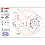 Brembo | Bremsscheibe | 09.8760.11