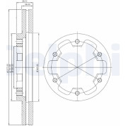 Delphi | Bremsscheibe | BG3422