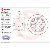 Brembo | Bremsscheibe | 08.D430.11