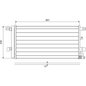 Valeo | Kondensator, Klimaanlage | 822650