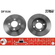 TRW | Bremsscheibe | DF1536