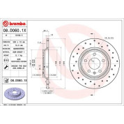 Brembo | Bremsscheibe | 08.D060.1X