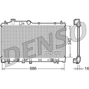 Denso | Kühler, Motorkühlung | DRM36008