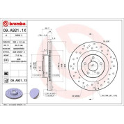 Brembo | Bremsscheibe | 09.A921.1X