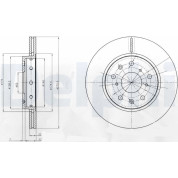 Delphi | Bremsscheibe | BG4208