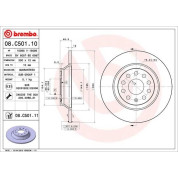 Brembo | Bremsscheibe | 08.C501.11