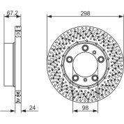 BOSCH | Bremsscheibe | 0 986 479 675