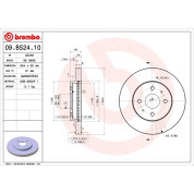 Brembo | Bremsscheibe | 09.B524.10