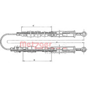 Metzger | Seilzug, Feststellbremse | 1401.3