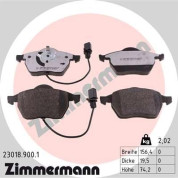 Zimmermann | Bremsbelagsatz, Scheibenbremse | 23018.900.1