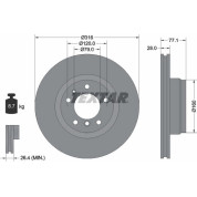 Textar | Bremsscheibe | 92071405