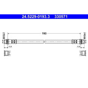 ATE | Bremsschlauch | 24.5229-0193.3