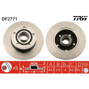 TRW | Bremsscheibe | DF2771