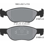 Textar | Bremsbelagsatz, Scheibenbremse | 2192703