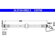 ATE | Bremsschlauch | 24.5134-0562.3