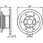 BOSCH | Bremsscheibe | 0 986 478 742