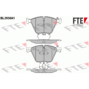 FTE | Bremsbelagsatz, Scheibenbremse | 9011038